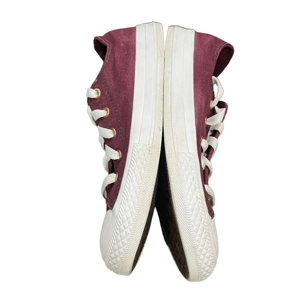 Converse All Star Maroon Canvas Sneakers Size 1.5 Big Kids